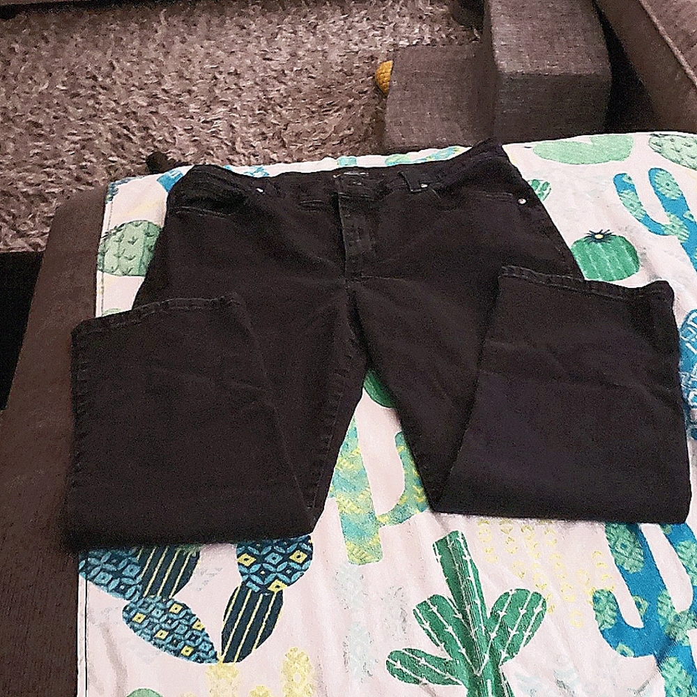 'Lee' Relaxed fit, Straight leg, Black Jeans